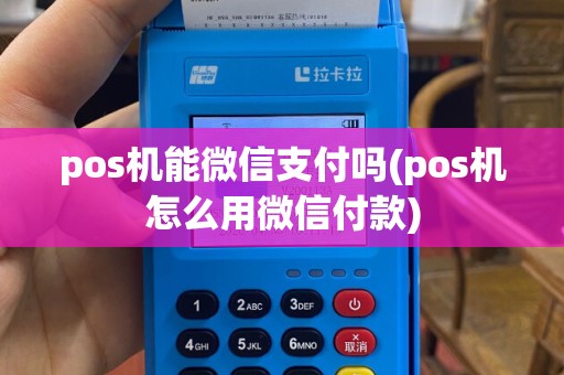 pos机能微信支付吗(pos机怎么用微信付款)