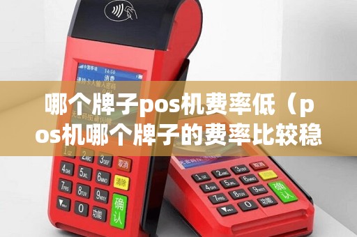 哪个牌子pos机费率低（pos机哪个牌子的费率比较稳定）
