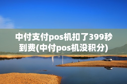 中付支付pos机扣了399秒到费(中付pos机没积分)