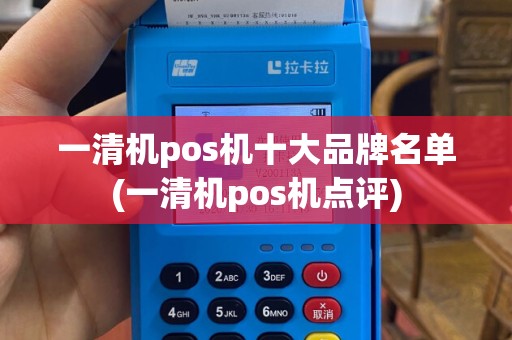 一清机pos机十大品牌名单(一清机pos机点评)