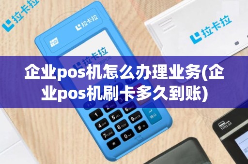 企业pos机怎么办理业务(企业pos机刷卡多久到账)