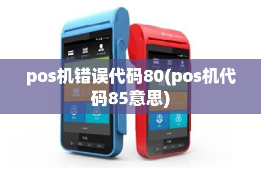 pos机错误代码80(pos机代码85意思)