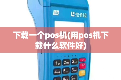 下载一个pos机(用pos机下载什么软件好)
