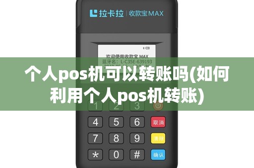 个人pos机可以转账吗(如何利用个人pos机转账)