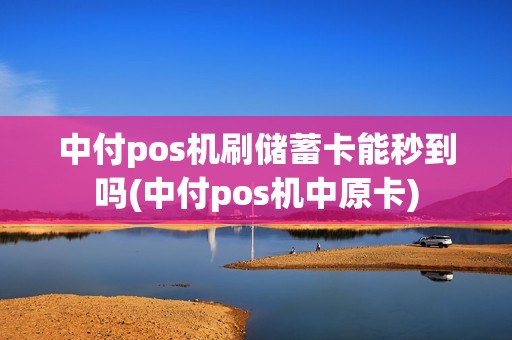 中付pos机刷储蓄卡能秒到吗(中付pos机中原卡)