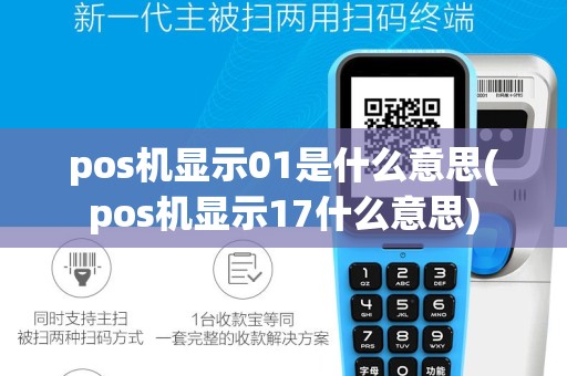pos机显示01是什么意思(pos机显示17什么意思)