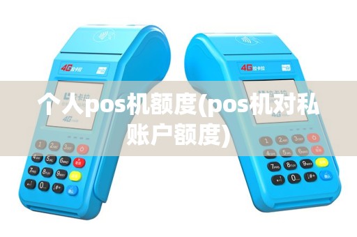 个人pos机额度(pos机对私账户额度)