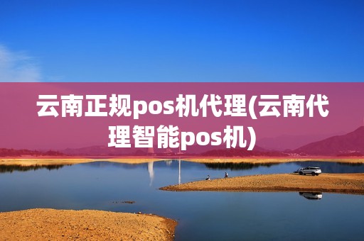 云南正规pos机代理(云南代理智能pos机)