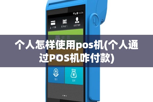 个人怎样使用pos机(个人通过POS机咋付款)