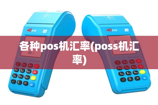 各种pos机汇率(poss机汇率)