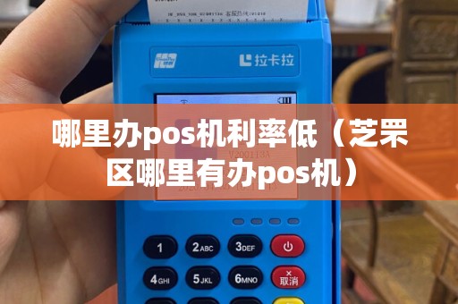 哪里办pos机利率低（芝罘区哪里有办pos机）