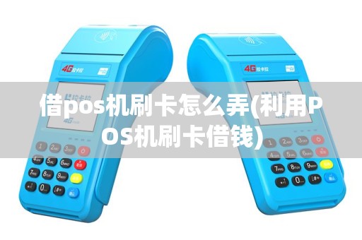 借pos机刷卡怎么弄(利用POS机刷卡借钱)