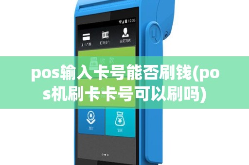 pos输入卡号能否刷钱(pos机刷卡卡号可以刷吗)