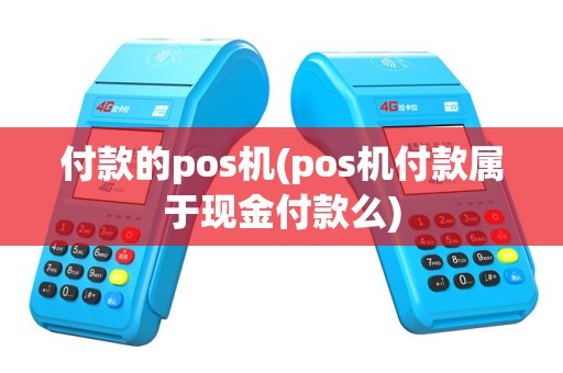 付款的pos机(pos机付款属于现金付款么)