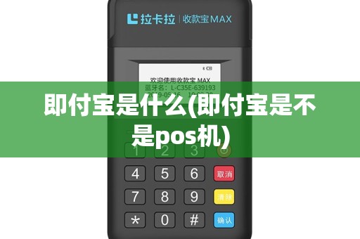 即付宝是什么(即付宝是不是pos机)
