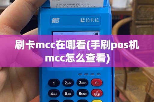 刷卡mcc在哪看(手刷pos机mcc怎么查看)